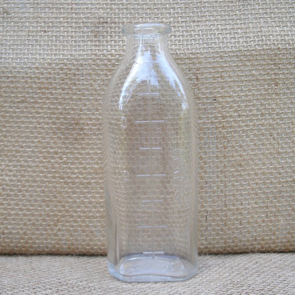 Vintage Hazel Atlas 4 oz Glass Bottle